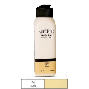 Artdeco akrilik boya 140 ml. Bej 3003