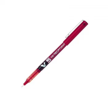 Pilot Hi-Tecpoint V5 Roller Kalem Kırmızı 0.5