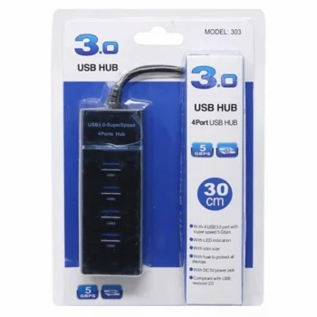 PLATOON PL-5717 3.0 USB 4 PORT HUB ÇOKLAYICI 30cm KABLO