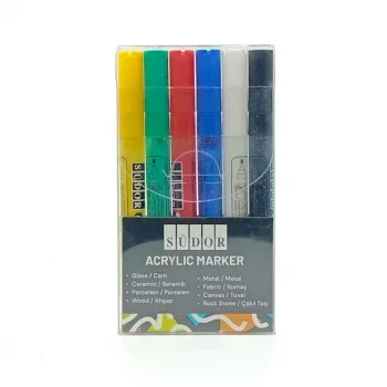 Südor Monalisa Akrilik Marker 6 Renk