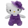 Hello Kitty Şapkalı Peluş 50 cm - Mor