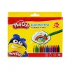 Play Doh Üçgen Mum Boya 12 Renk