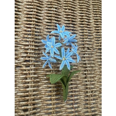 İğne Oyası Sümbül Broş