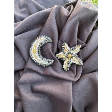 Ay Yıldız Broş