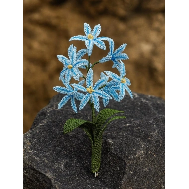 İğne Oyası Sümbül Broş