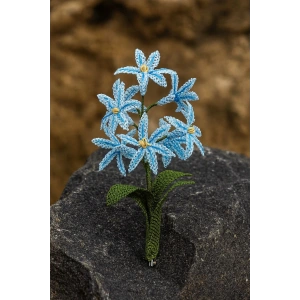 İğne Oyası Sümbül Broş