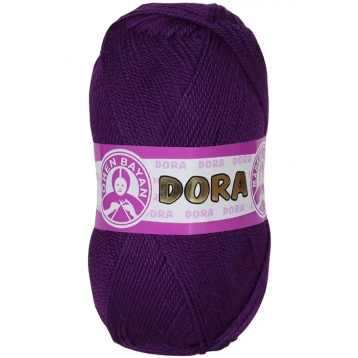 1 Adet Dora El Örgü İpi Yünü 100 gr 043 Mor