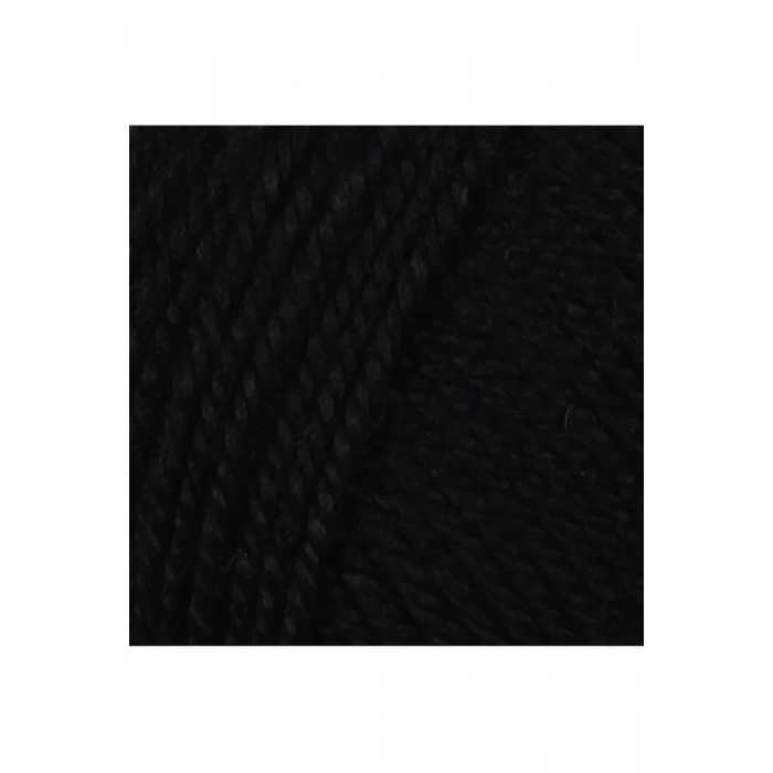 1 Adet Dora El Örgü İpi Yünü 100 gr 999 Siyah