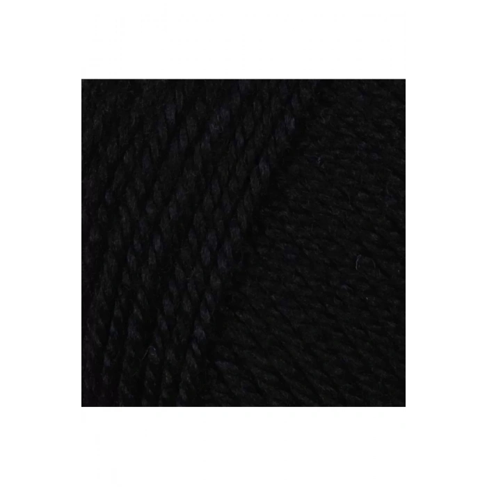 1 Adet Dora El Örgü İpi Yünü 100 gr 999 Siyah