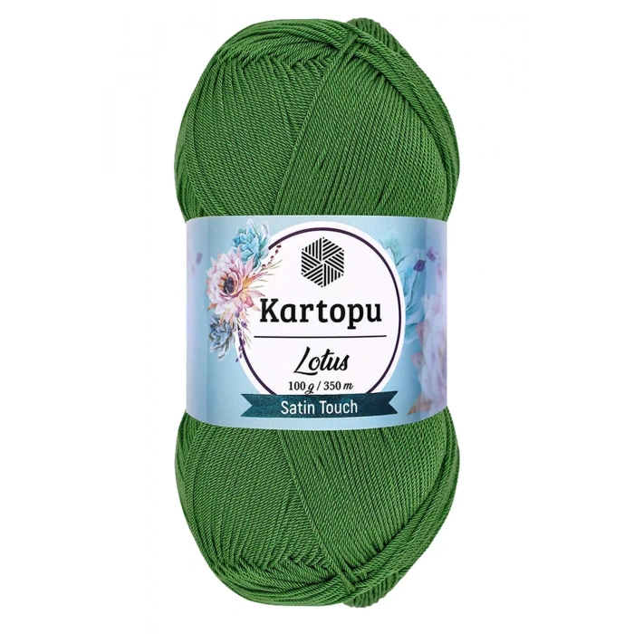 1 Adet Lotus Bikini Büstiyer Bluz Örgü İpi  K486 Çam Yeşili