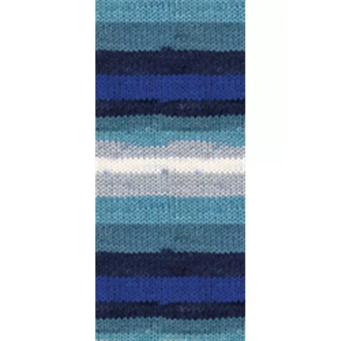 1 Adet Vega Stripe Premium Akrilik El Örgü İpi Yünü No: 82423