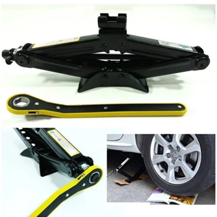 2 Ton Akordiyon Cırcır Kollu Kriko