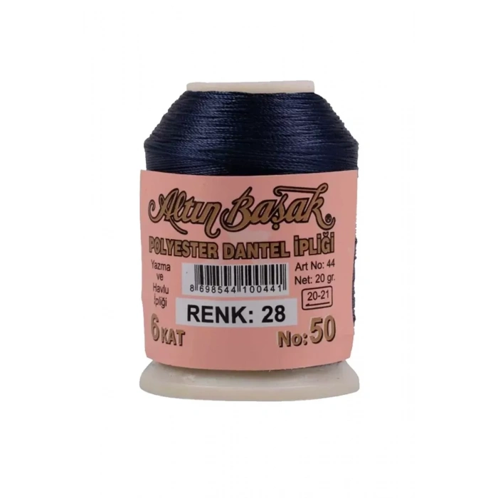 3 Adet Altınbaşak Oya ve Dantel İpi 20 gr - Royaleks - No: 028