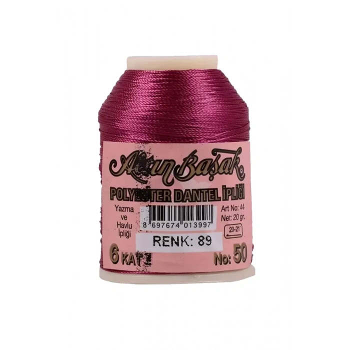 3 Adet Altınbaşak Oya ve Dantel İpi 20 gr - Royaleks - No: 047 - 089 - 021