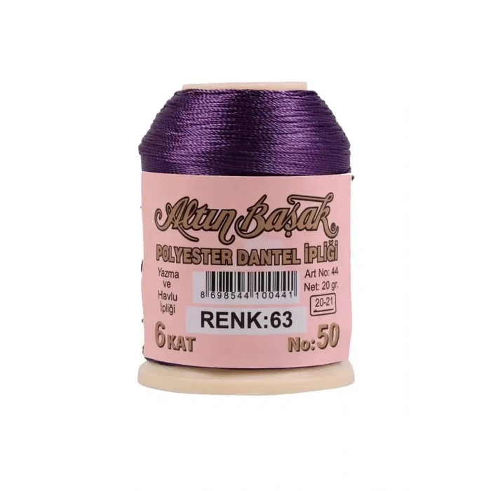 3 Adet Altınbaşak Oya ve Dantel İpi 20 gr - Royaleks - No: 063