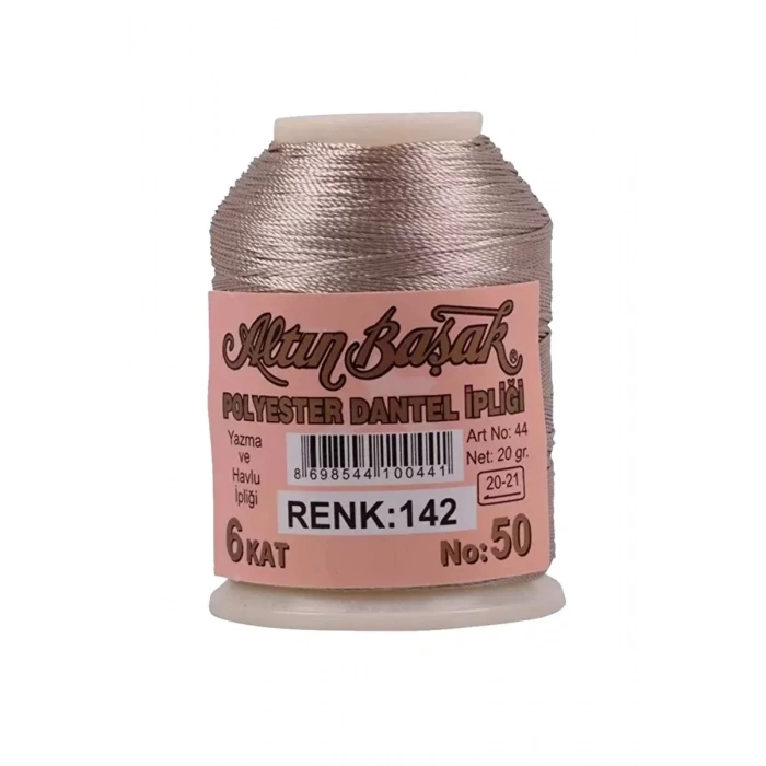 3 Adet Altınbaşak Oya ve Dantel İpi 20 gr - Royaleks - No: 142