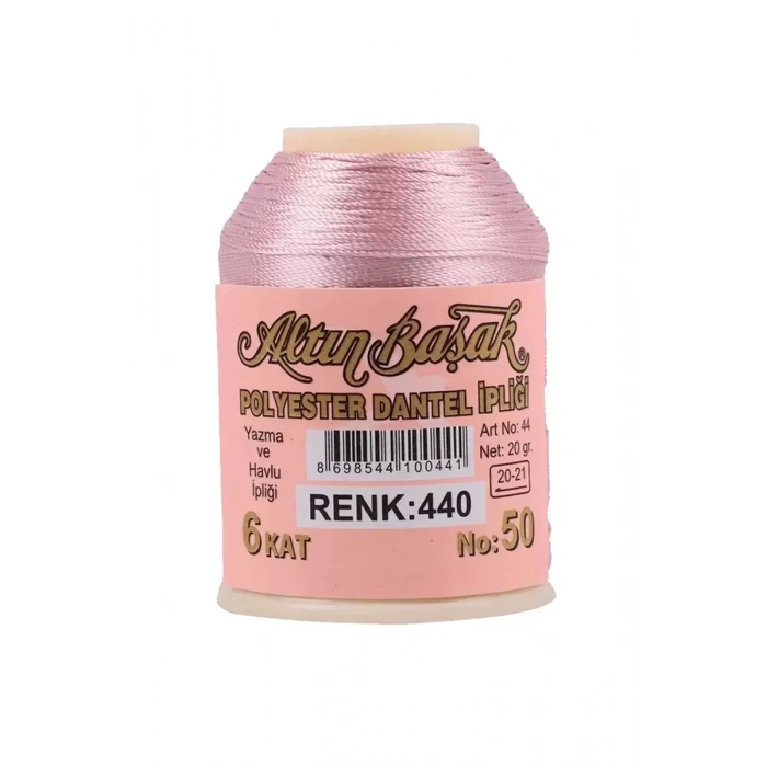 3 Adet Altınbaşak Oya ve Dantel İpi 20 gr - Royaleks - No: 251 - 440 - 455