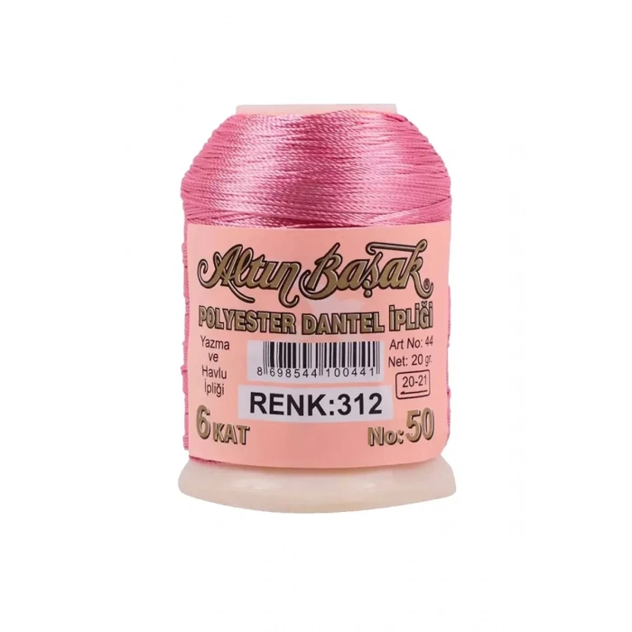 3 Adet Altınbaşak Oya ve Dantel İpi 20 gr - Royaleks - No: 312