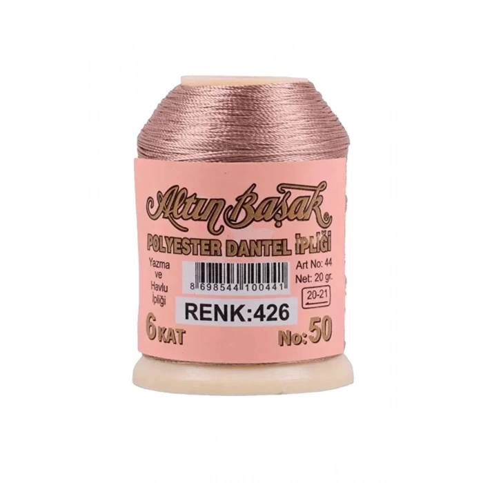 3 Adet Altınbaşak Oya ve Dantel İpi 20 gr - Royaleks - No: 426