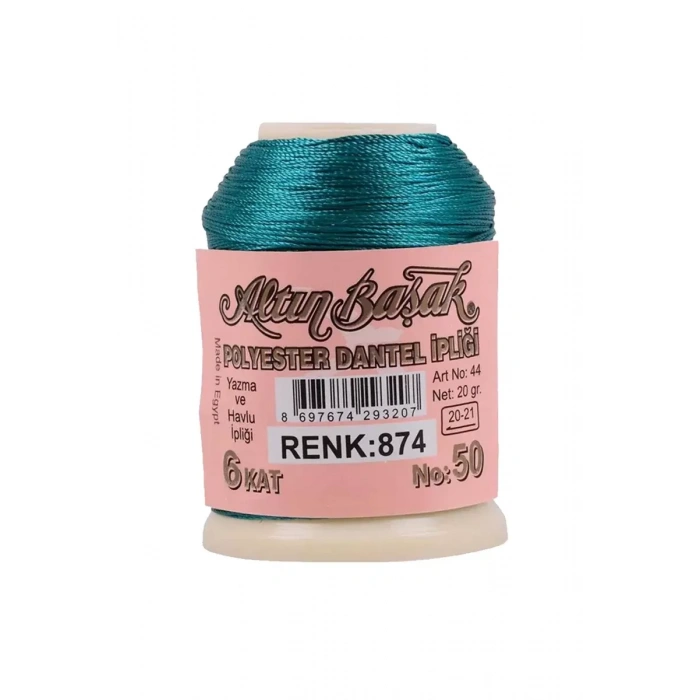 3 Adet Altınbaşak Oya ve Dantel İpi 20 gr - Royaleks - No: 874
