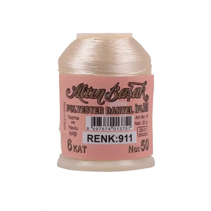 3 Adet Altınbaşak Oya ve Dantel İpi 20 gr - Royaleks - No: 911