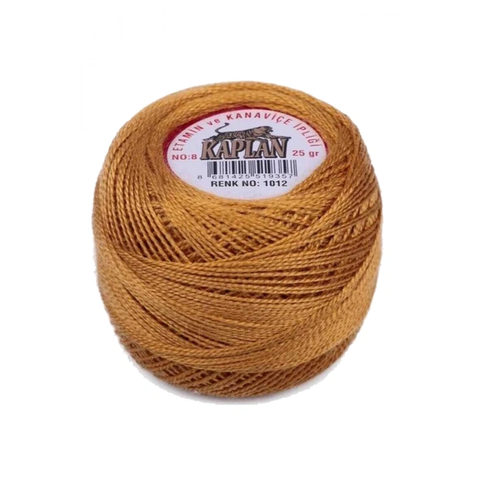 3 Adet Kaplan Etamin Ve Kanaviçe İpi 8 No Kod/Renk: 118 - 305 - 1012 - Ryl