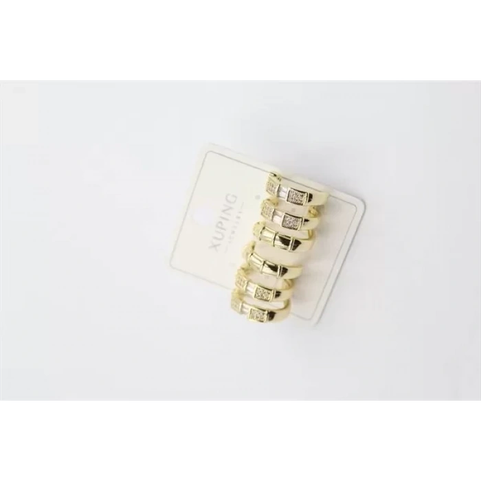 3lü Halka Küpe - Altın