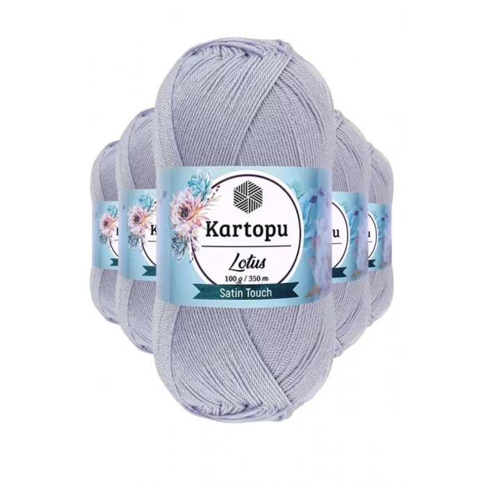 5 Adet Lotus Bikini Büstiyer Bluz Örgü İpi  K714 Gri