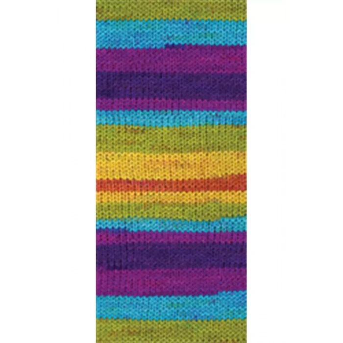 5 Adet Vega Stripe Premium Akrilik El Örgü İpi Yünü No: 82410