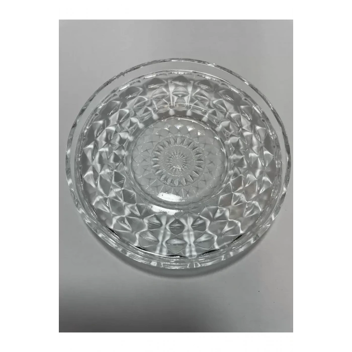 Alin Adela 6lı Cam Çay Tabağı Çay Tabak Altlığı Royaleks-RYG8030