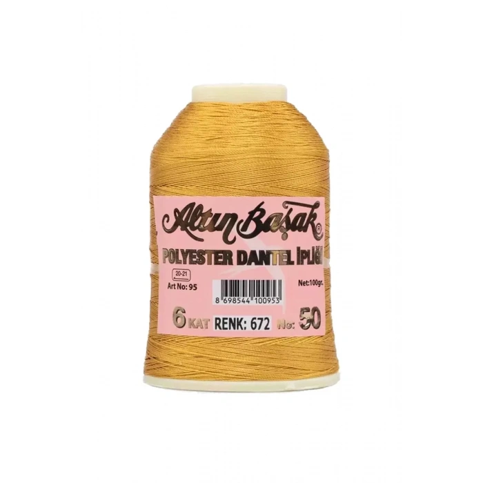 Altınbaşak Oya ve Dantel İpi 20 gr - Royaleks - No: 672
