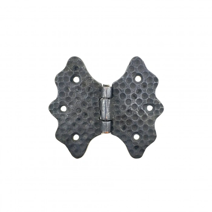 Antika Tarz Dekoratif Pirinç Kelebek Menteşe - 92 Mm, Oksit