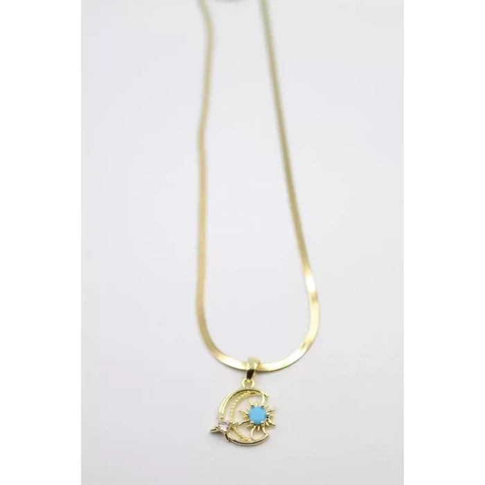 Ay Kolye - Altın