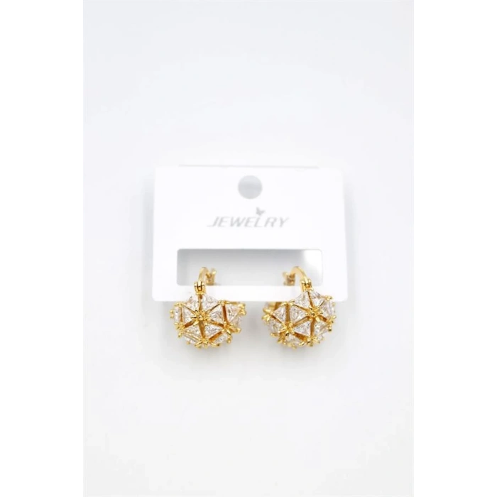 Baget Çanta Küpe - Altın