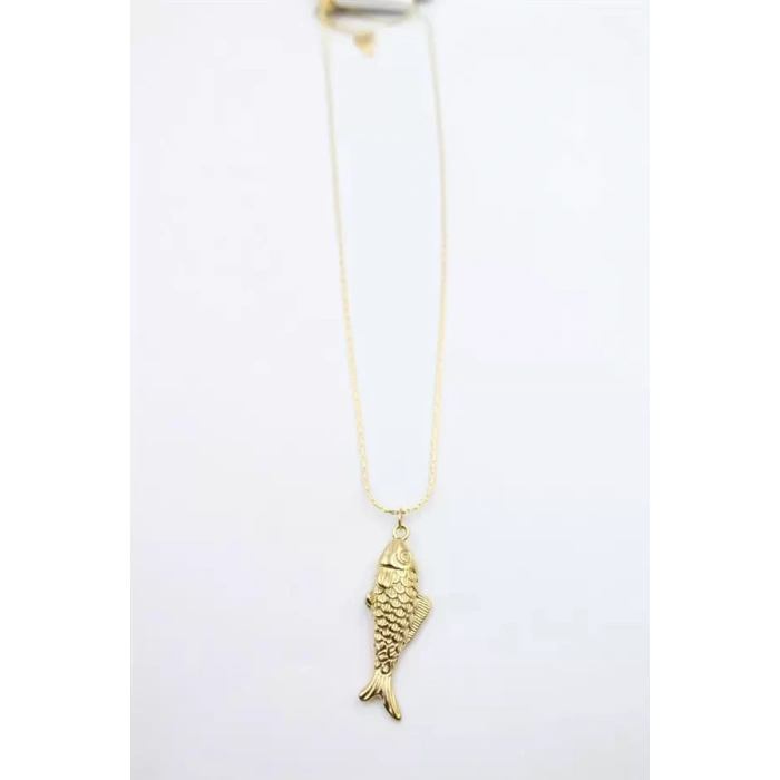 Balık Kolye - Altın
