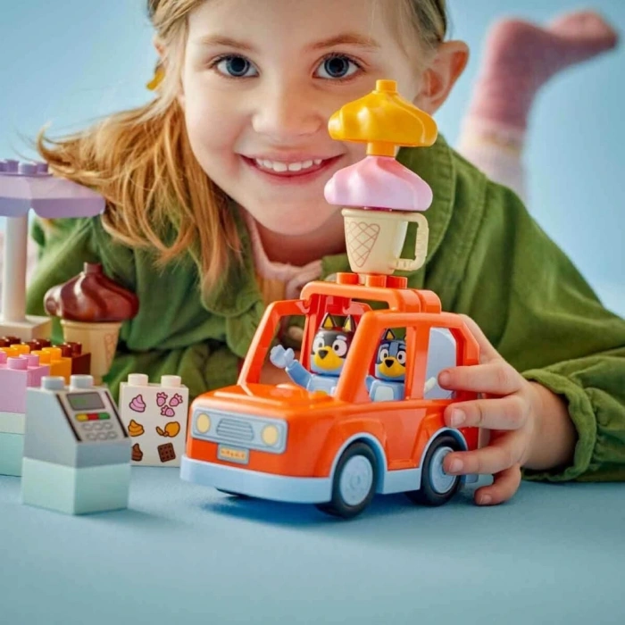 BFS 10458 Lego Duplo Bluey ile Dondurma Gezisi 22 parça +2 yaş