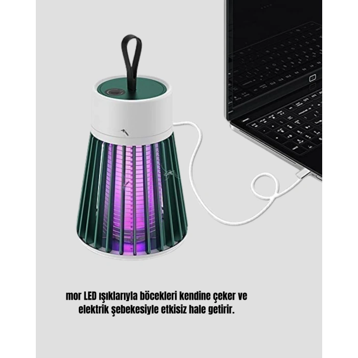 BFS 2000 mAh Şarjlı Sivrisinek Kovucu Lamba – Kimyasalsız, Güvenli ve Taşınabilir