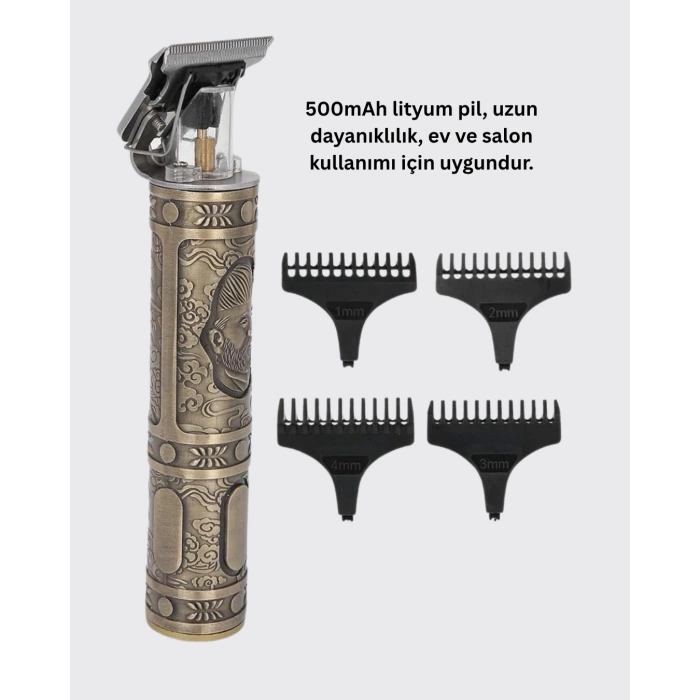 BFS 4 Kılavuz Taraklı Profesyonel Saç ve Sakal Kesme Makinesi