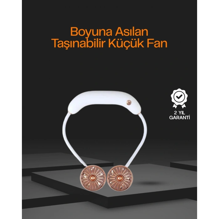 BFS 5 Kanatlı Sessiz Mini Fan 3 Vitesli Katlanabilir Asılabilir