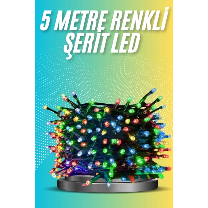 BFS 5 Metre Renkli Led Işık Her Ortama Uygun Dekoratif Aydınlatma