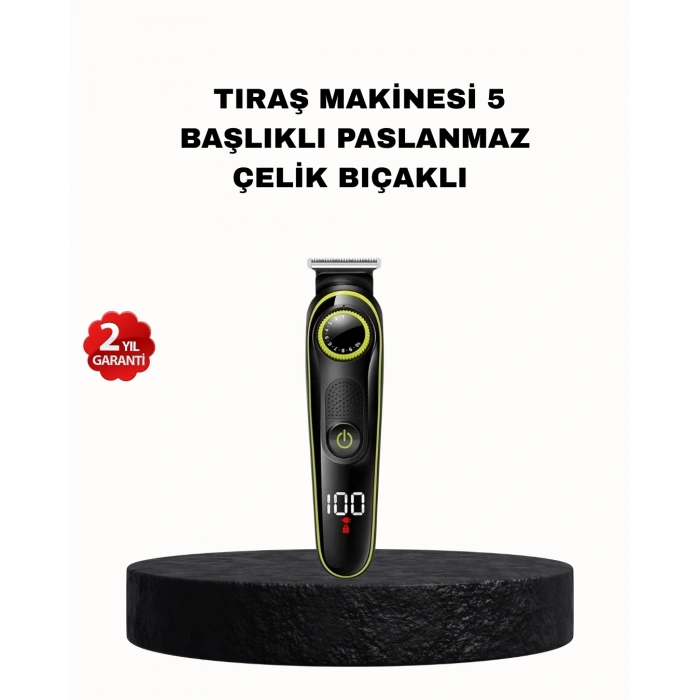 BFS 5’i 1 Arada Erkek Bakım Seti Şarjlı Suya Dayanıklı Çok Fonksiyonlu