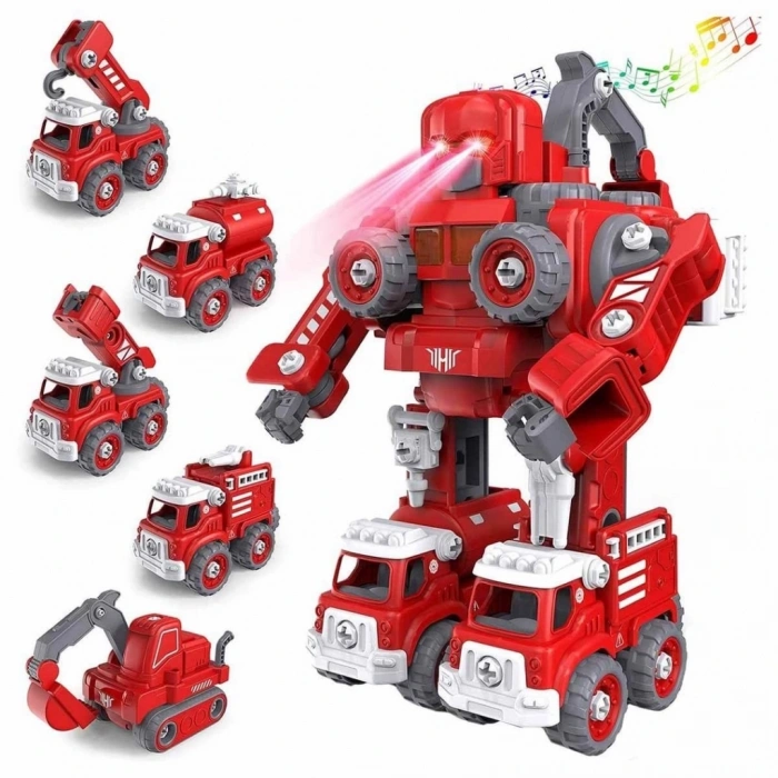 BFS 5in1 Zapp Toys Sesli ve Işıklı Sök Tak Robot