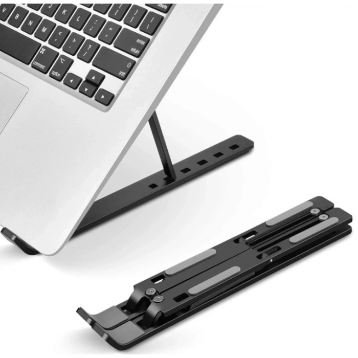 BFS  7 Kademeli Ayarlı Katlanabilir Laptop Tablet Standı Siyah
