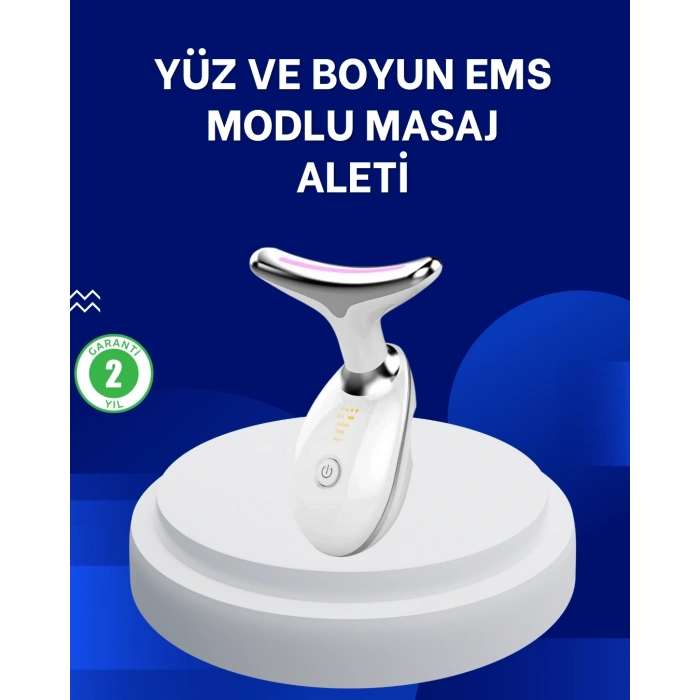 Mey İthalat® 7 Renkli LED Cilt Yenileyici Masaj ve Bakım Cihazı