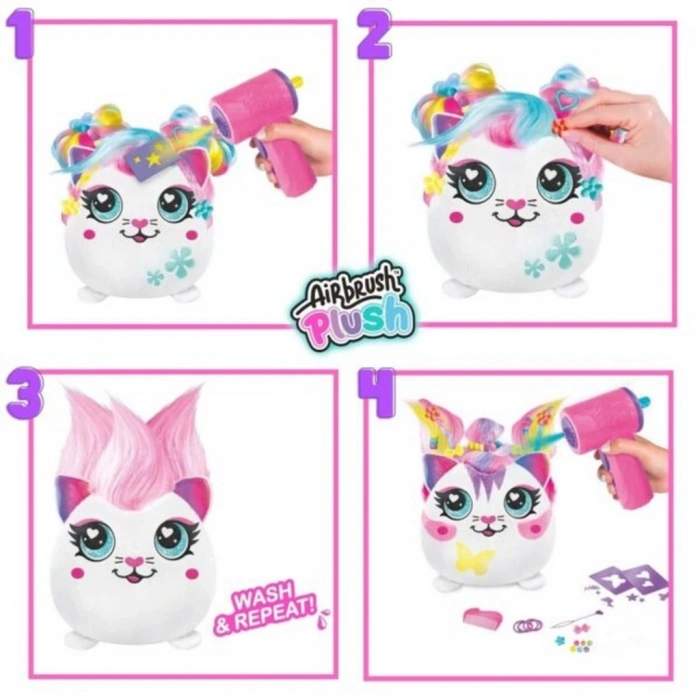 BFS Airbrush Peluş Saç Hobi Set