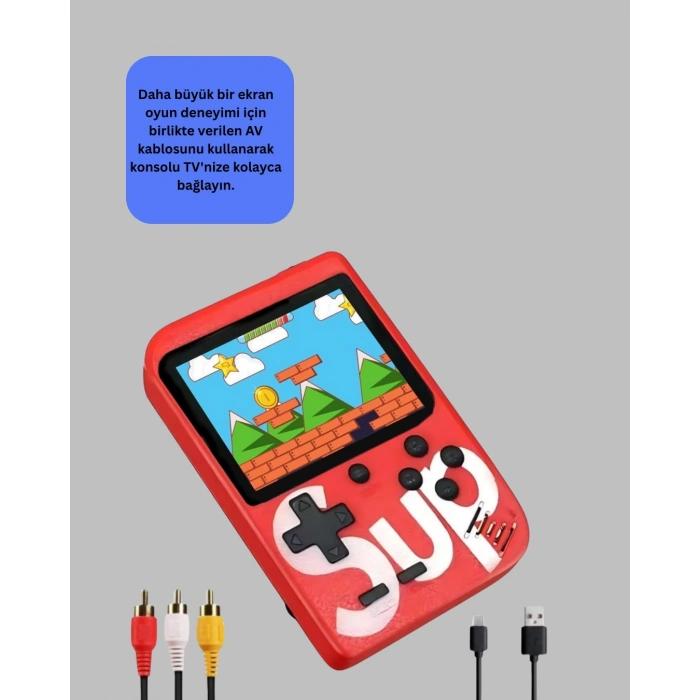 BFS Çocuklar İçin 400 Retro Oyunlu Konsol