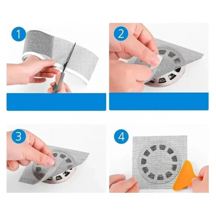 BFS Çok Amaçlı Gider Süzgeci ve Sineklik Tamir Kiti 10 cm * 4 metre