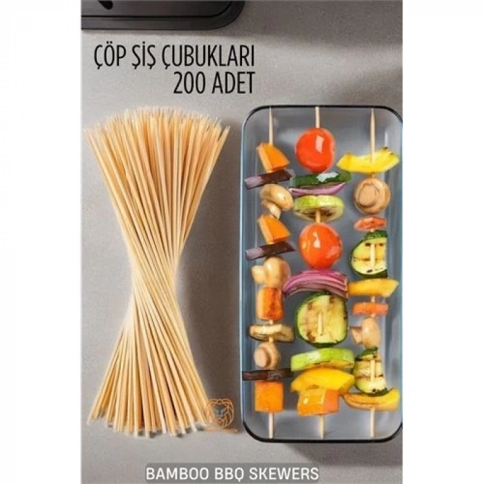 BFS  Çöp Şiş İkram Çubukları Bamb 200 ADET