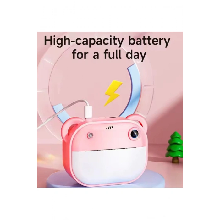 BFS Dijital Video Kayıt Fotoğraf Çocuk Kamerası Anlık Termal Resim Kağıt Baskılı Vtn-09