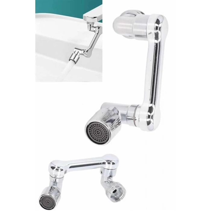 BFS Döndürülebilir Musluk Mutfak Banyo Musluk Ucu Başlığı 4 Filtreli